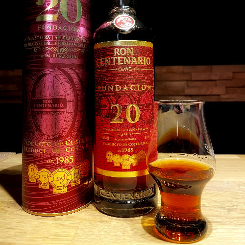 Ron Centenario Fundacion 20 Jahre Solera Rum